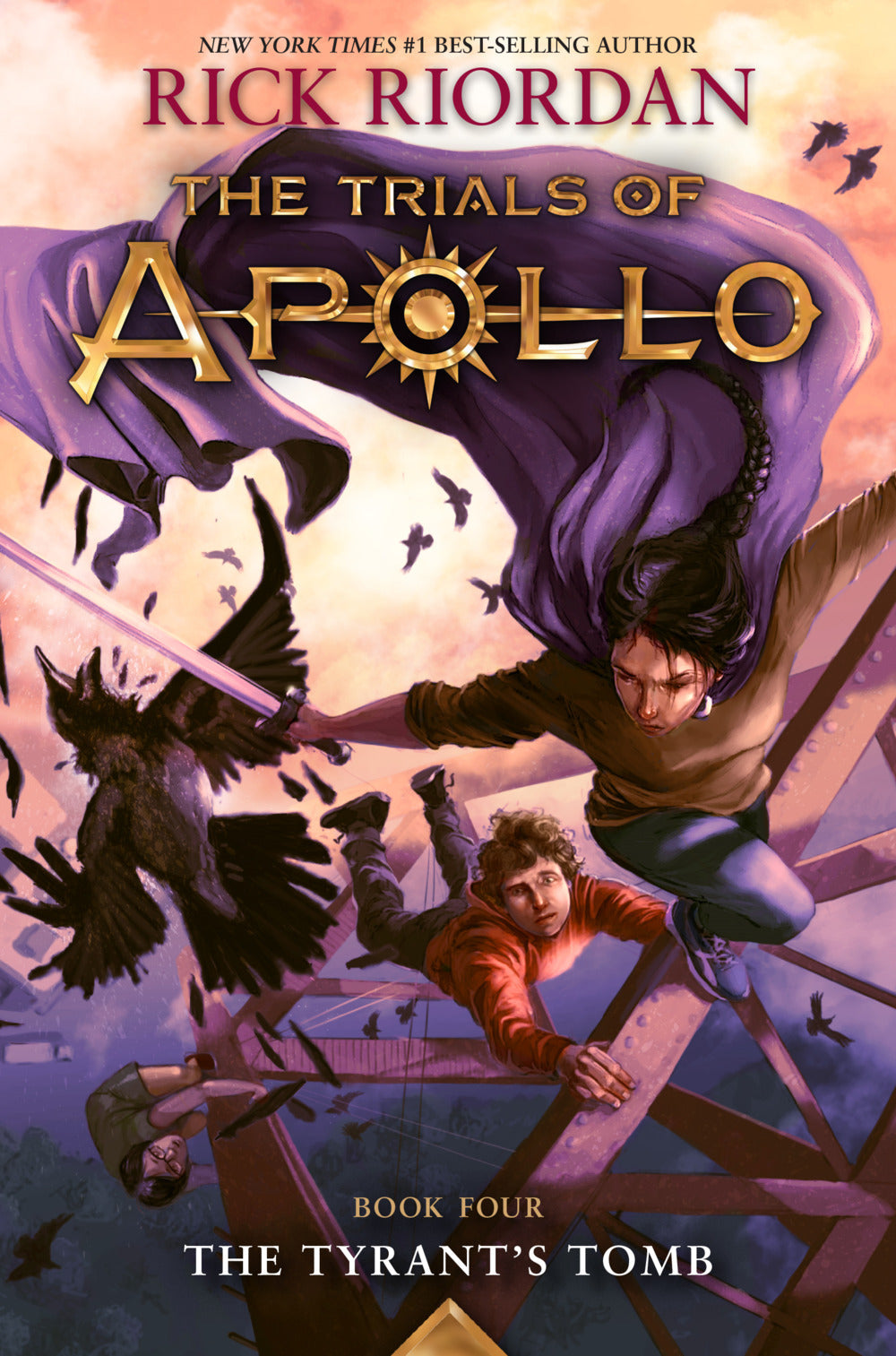The Tyrant's Tomb by Rick Riordan - front cover of The Trials of Apollo book 4 paperback, available in Pakistan