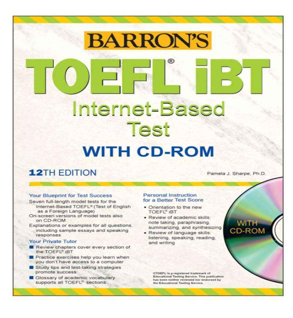 Barron's TOEFL iBT Internet-Based Test with CD-ROM – OnlineBooksOutlet