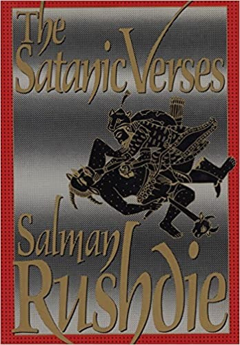 The Satanic Verses by Salman Rushdie book cover