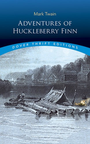 The Adventures of Huckleberry Finn by Mark Twain book cover