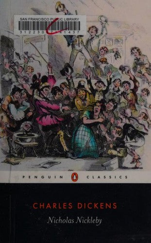 Nicholas Nickleby by Charles Dickens book cover