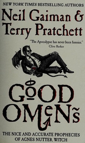Good Omens by Terry Pratchett book cover