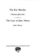 FAIR MORAL LOVE 1745 (The Flowering of the novel) Book Cover Image