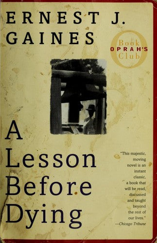 A Lesson Before Dying by Ernest J. Gaines book cover
