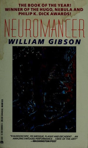 Neuromancer by William Gibson book cover