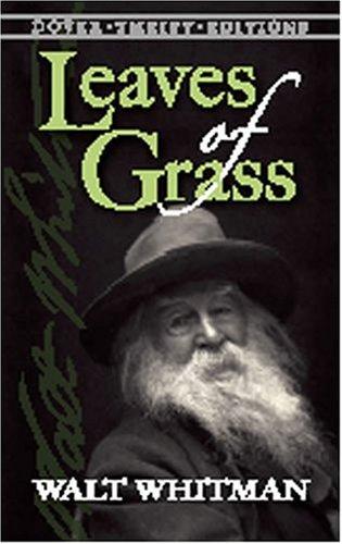 Leaves of Grass by Walt Whitman book cover