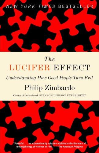 The Lucifer Effect by Philip Zimbardo book cover