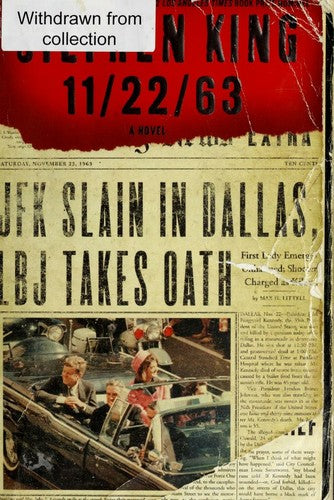 11/22/63 by Stephen King book cover