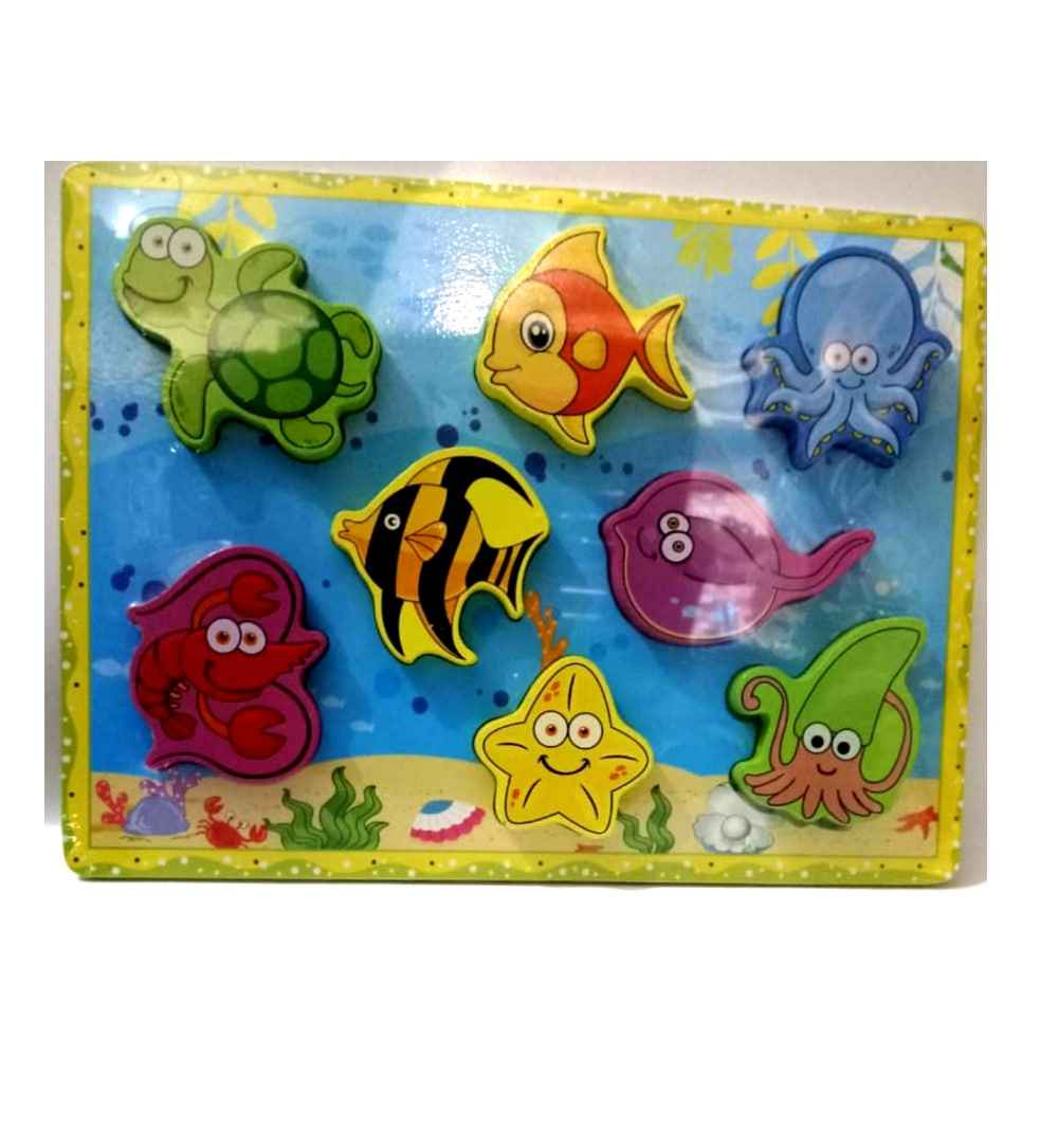 Book image: "3D WOOD SEA ANIMAL TOYS" – highly rated and ships quickly across Pakistan.
