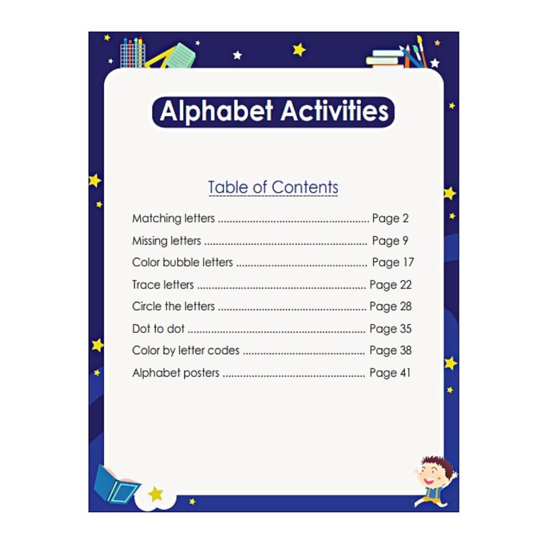 alphabet-activities-worksheets - OnlineBooksOutlet