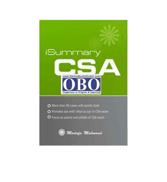 Buy "CSA iSummary Author(s): Mostafa Mahmoud" Online – Free Delivery in Pakistan