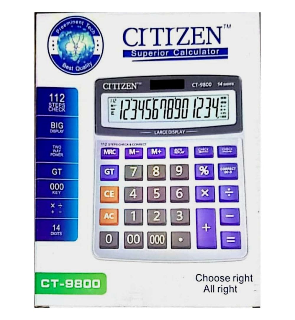 calculator-medium-size-citizn-12-digit-model-ct-9800n-2 - OnlineBooksOutlet