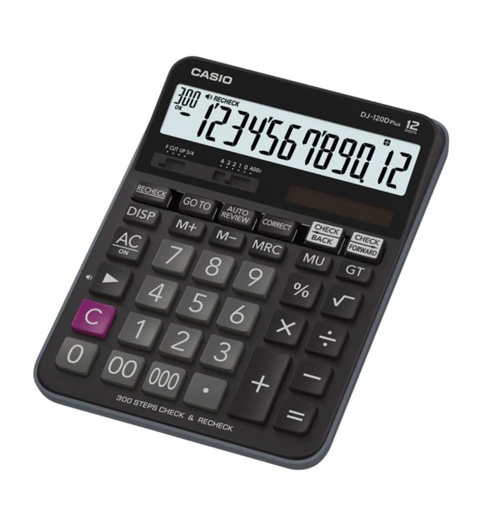 casio-dj-120d-plus-desktop-calculator - OnlineBooksOutlet