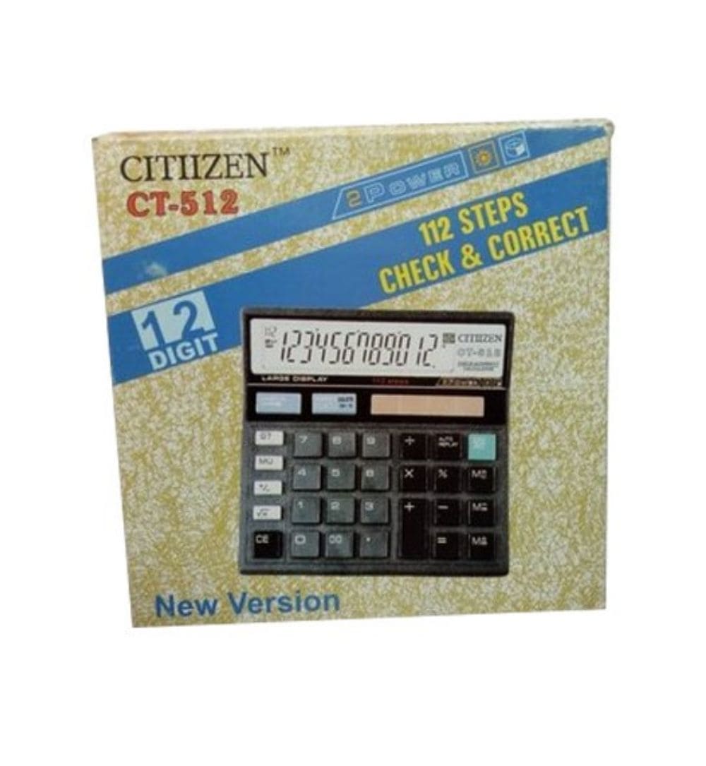 citizen-check-correct-calculator-ct-512 - OnlineBooksOutlet