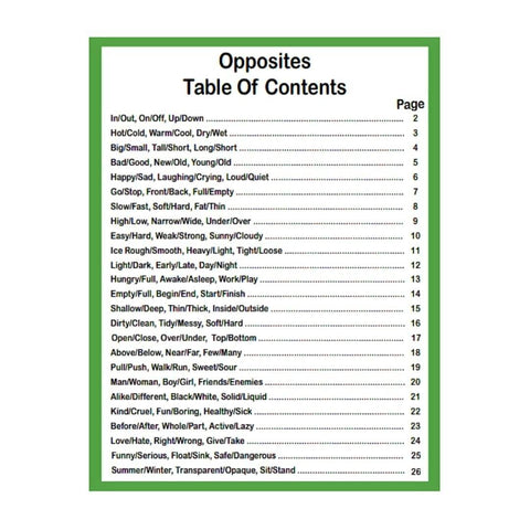 learning-opposite-worksheets - OnlineBooksOutlet