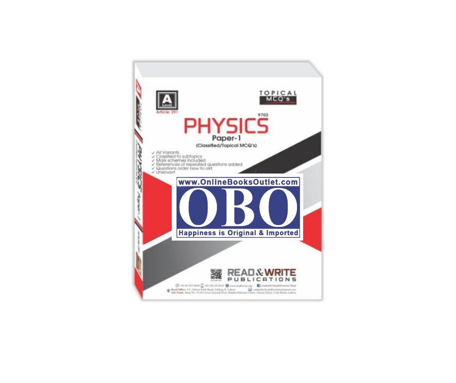 Cover photo of "Physics A Level P1 Topical/Unsolved Art #291" with same-day dispatch & no delivery fee.