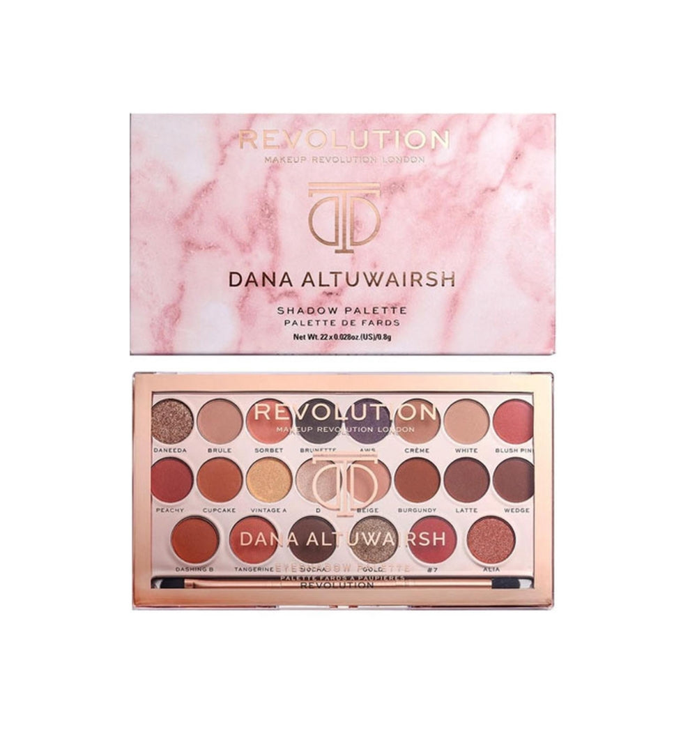 order-revolution-eyeshadow-palette-x-dana-altuwarish-22-colors-online-with-cod