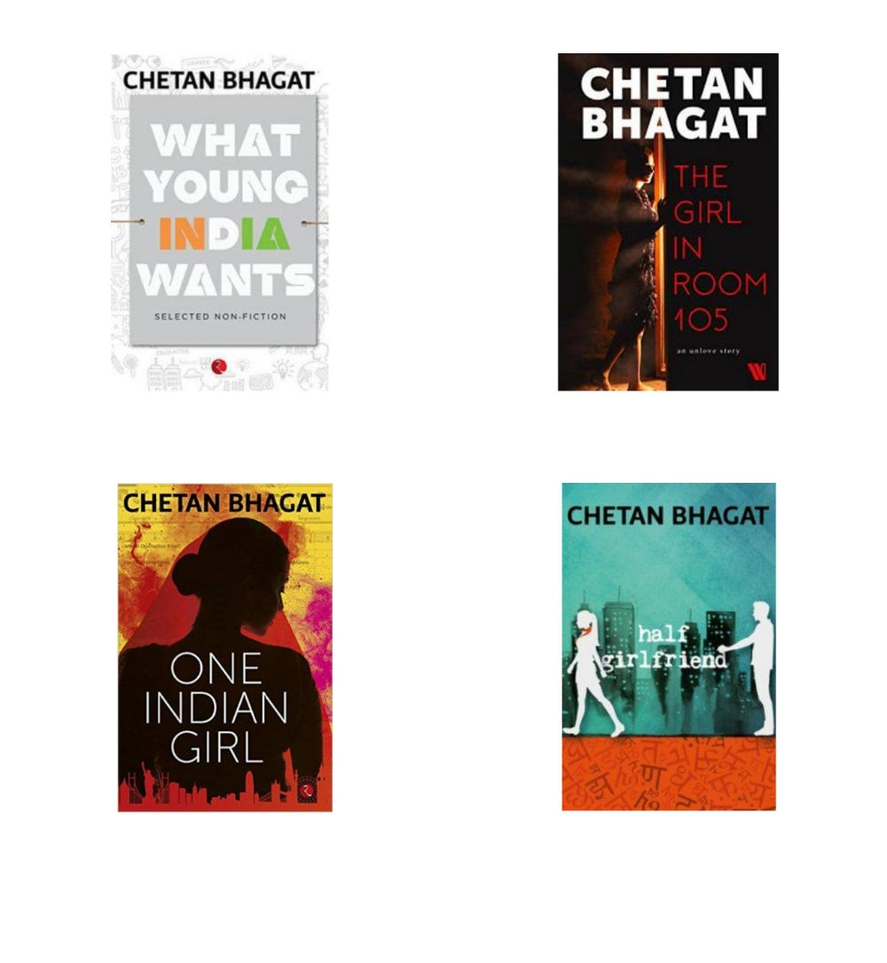 set-of-4-chetan-bhagat-books - OnlineBooksOutlet