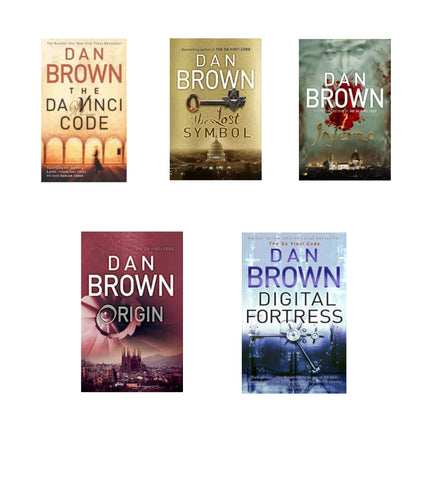 set-of-5-dan-brown-books - OnlineBooksOutlet