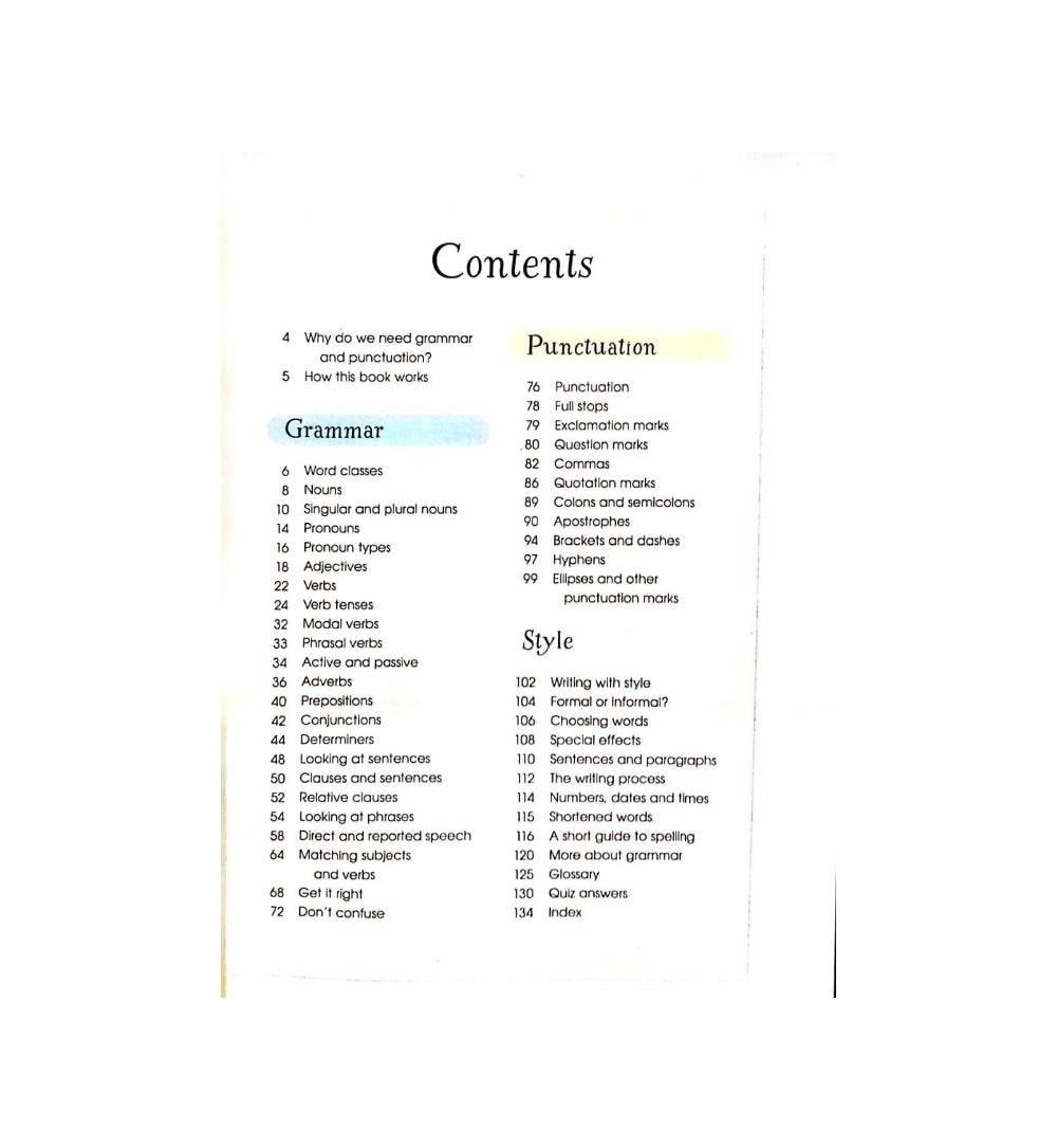 Usborne Junior illustrated grammar and punctuation Author:Jane Bingham | Online Book Store Pakistan – OnlineBooksOutlet