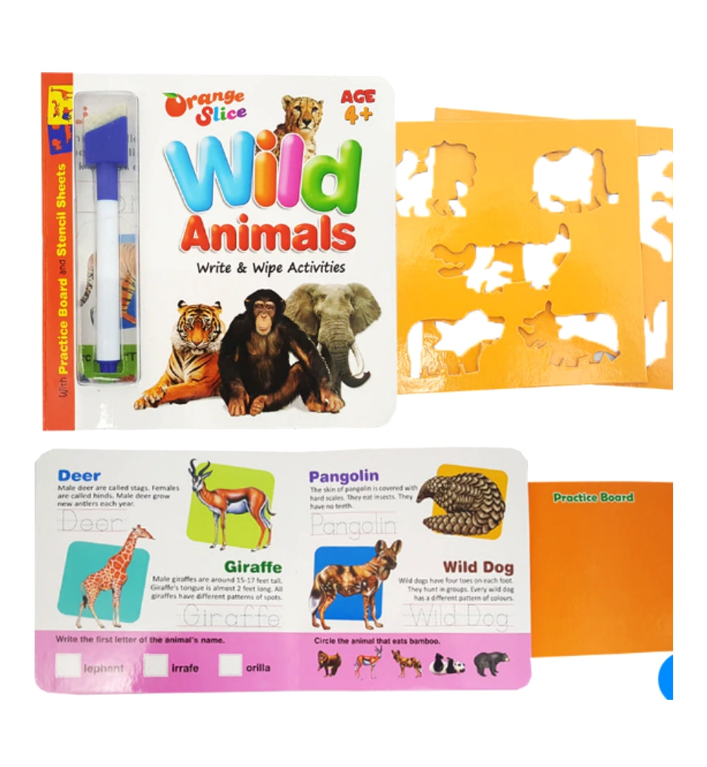 shop-orange-slice-wild-animals-marker-with-stencils-with-free-delivery
