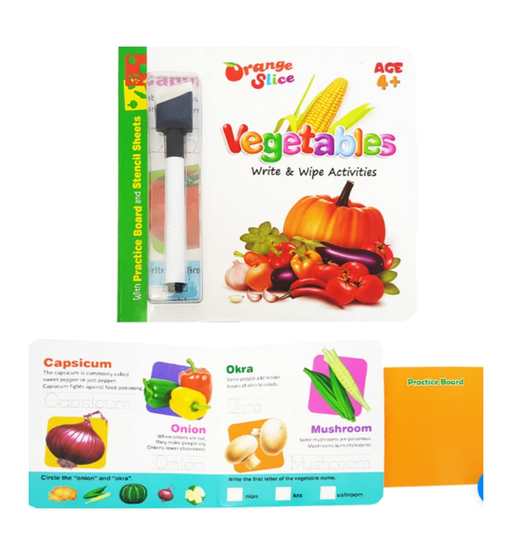 orange-slice-vegetables-marker-with-stencils - OnlineBooksOutlet