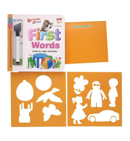 shop-orange-slice-first-words-marker-with-stencils-with-free-delivery