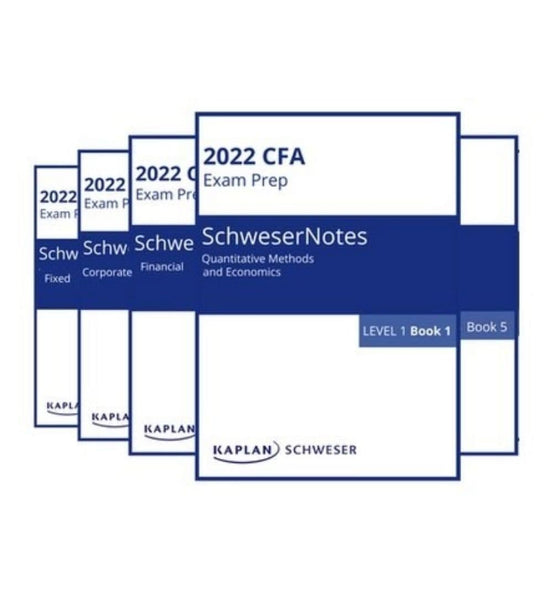 Kaplan Schweser CFA Level 1 Notes 2022 – OnlineBooksOutlet