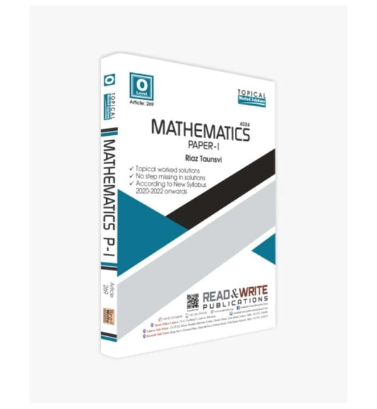 shop-269-math-o-level-paper1-topical-worked-solution-by-riaz-taunsvi-with-free-delivery