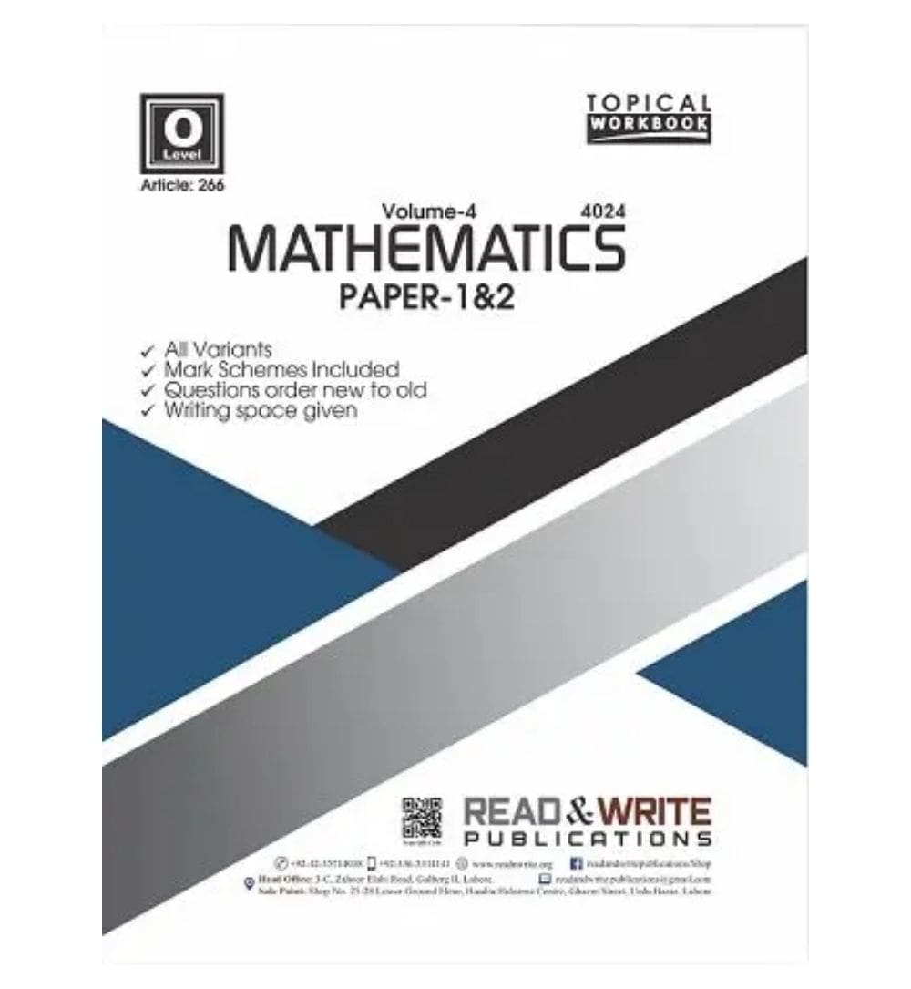 buy-math-o-level-volume-4-paper-1-2-online - OnlineBooksOutlet