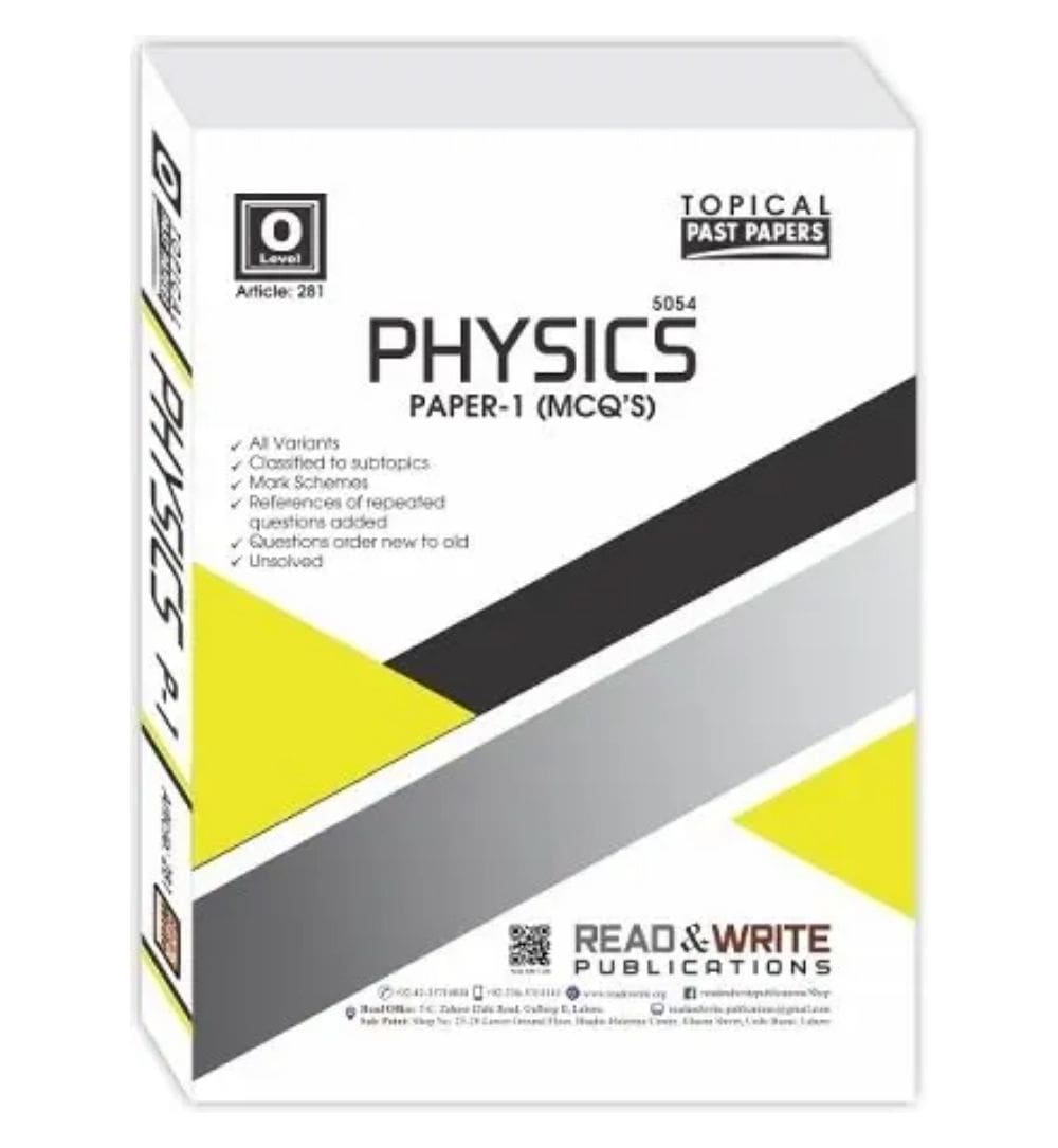 front-cover-physics-o-level-p1-mcq-topical-unsolved-art-281-available-online