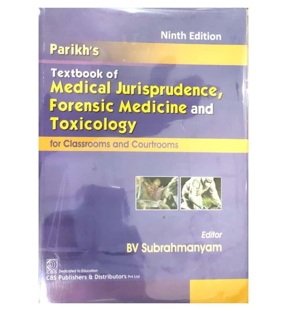parikh-textbook-of-medical-jurisprudence-forensic-medicine-amp-toxicology-9th-edition-by-bv-subrahmanyam-book-image-pakistan-bookstore