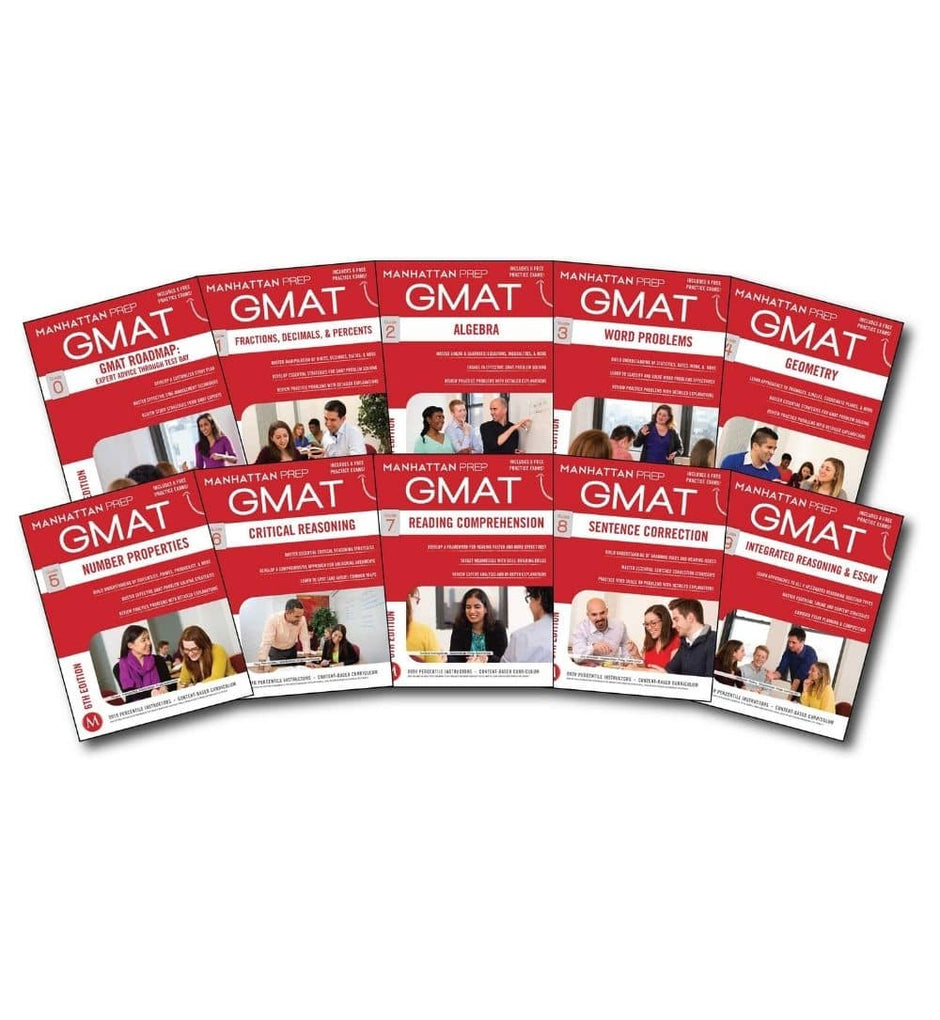 Good GMAT prep book complete set Manhattan pr