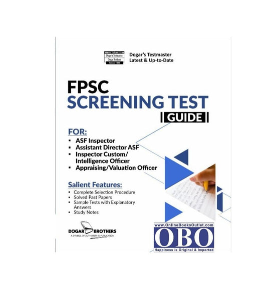 buy-fpsc-screening-test-guide-by-dogar-brothers-online-onlinebooksoutlet - OnlineBooksOutlet