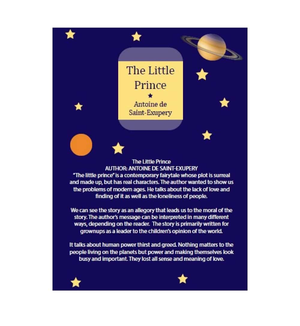 The Little Prince By ANTOINE DE SAINT-EXUPERY | Online Book Store Pakistan – OnlineBooksOutlet