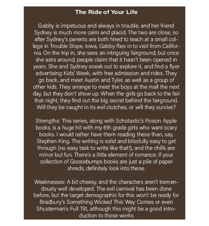 The Ride of Your Life (You're Invited to a Creepover #18) by P.J. Night | Online Book Store Pakistan – OnlineBooksOutlet