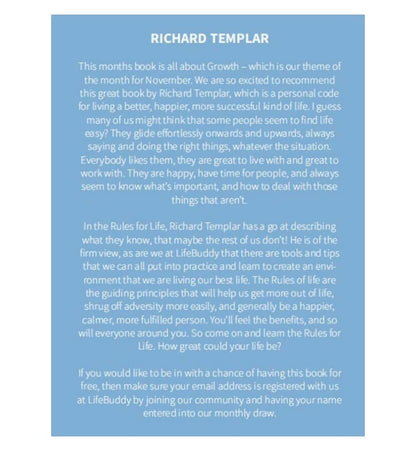 The Rules of Life: A Personal Code for Living a Better, Happier, More Successful Life by Richard Templar | Online Book Store Pakistan – OnlineBooksOutlet