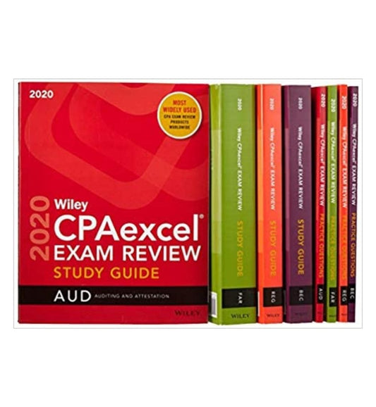 cover-of-wiley-cpaexcel-exam-review-2020-study-guide-question-pack-complete-set-1st-edition-by-wiley-author