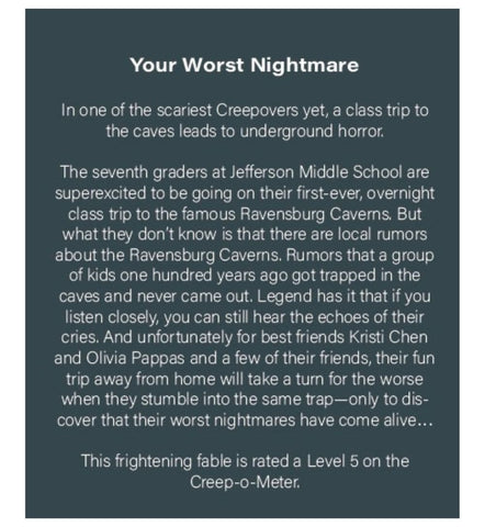 Your Worst Nightmare (You're Invited to a Creepover #17) by P.J. Night
