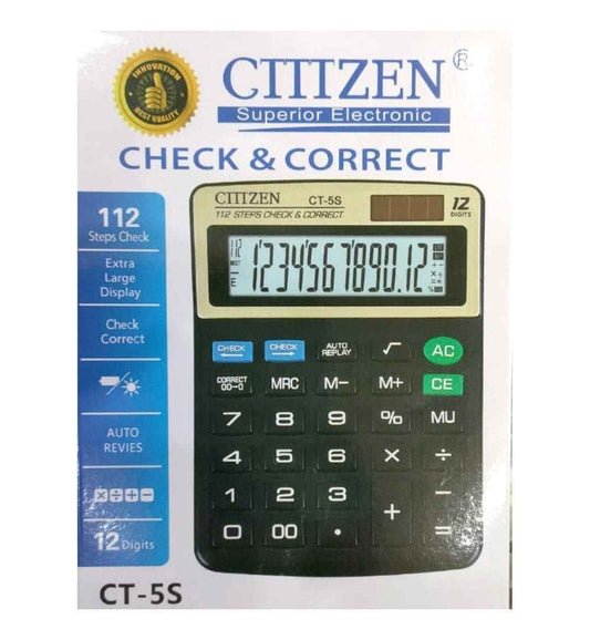 Get "citizen superior electronic check and correct 112 steps check CT-5S" With Cash on Delivery – Fast Nationwide Shipping