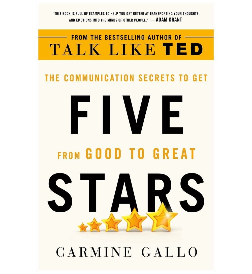 five-stars-the-communication-secrets-to-get-from-good-to-great-by-carmine-gallo - OnlineBooksOutlet
