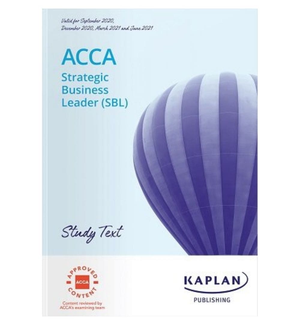 Buy Kaplan ACCA SBL Strategic Business Leader (SBL) Study Text Online ...
