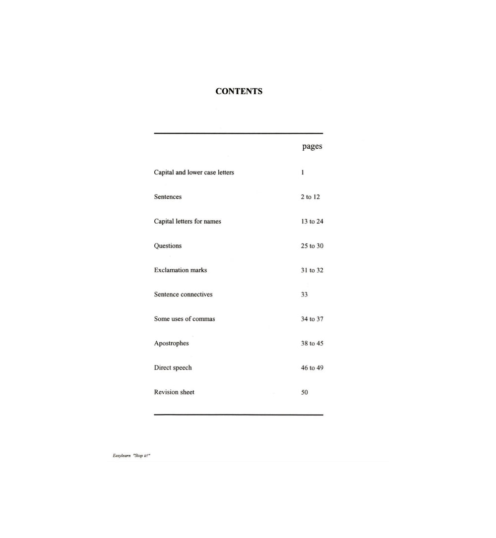 stop it exercises in punctuation | Online Book Store Pakistan – OnlineBooksOutlet
