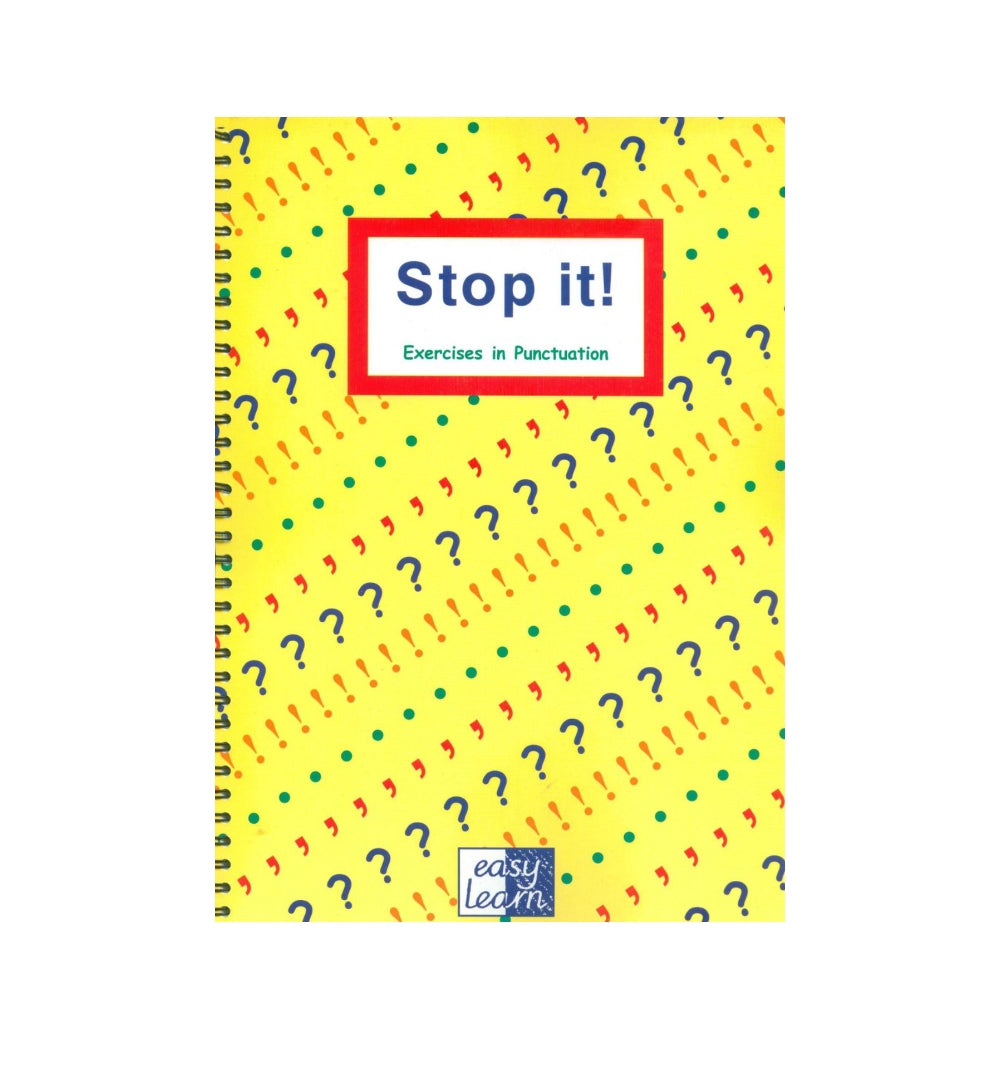 Book image: "stop it exercises in punctuation" – highly rated and ships quickly across Pakistan.