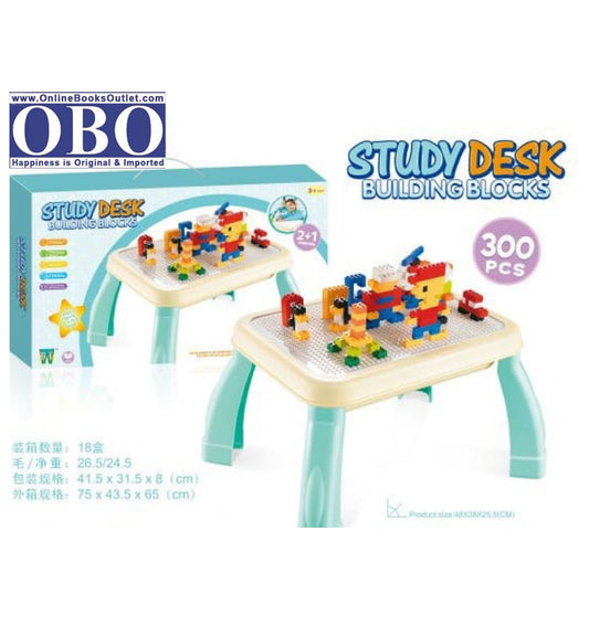 order-multipurpose-study-desk-with-building-blocks-included-and-storage-table-blue-online-with-cod