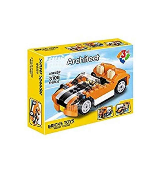 cover-of-decool-architect-series-sunset-speeder-3-in-1-building-set-toys