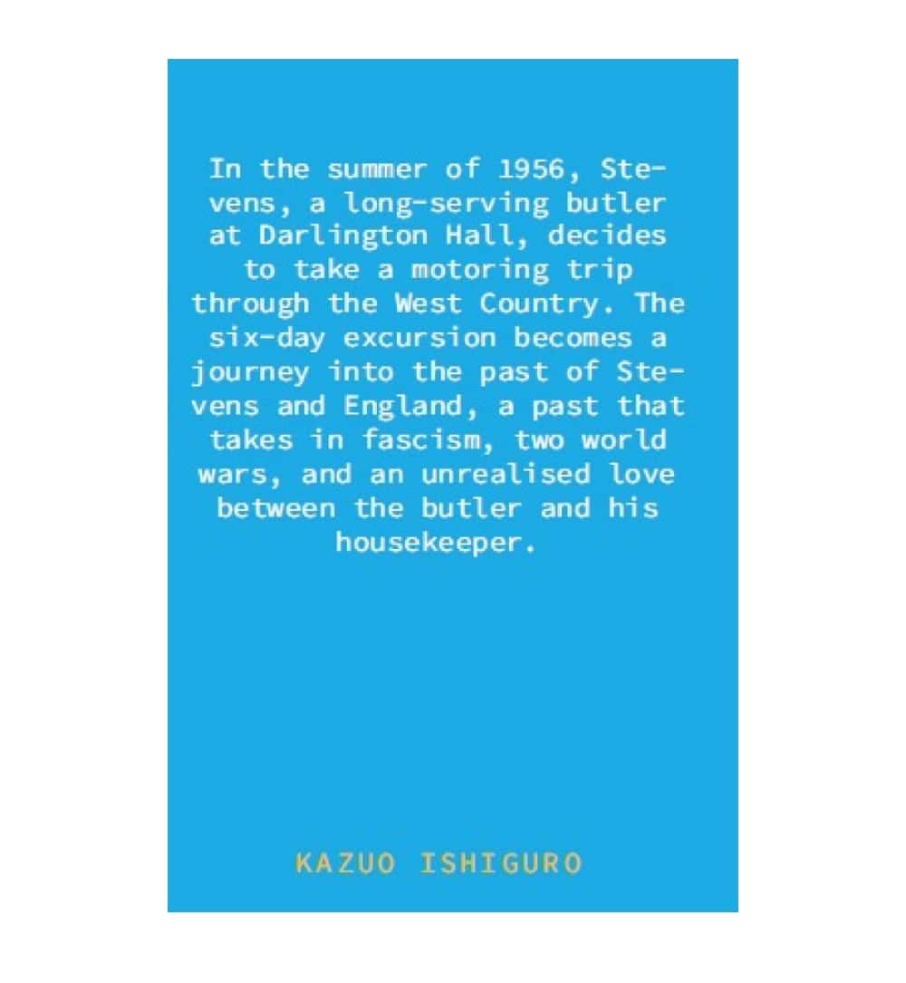 The Remains of the Day by Kazuo Ishiguro | Online Book Store Pakistan – OnlineBooksOutlet