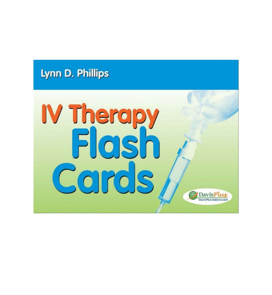 cover-of-iv-therapy-flash-cards-by-lynn-d-phillips